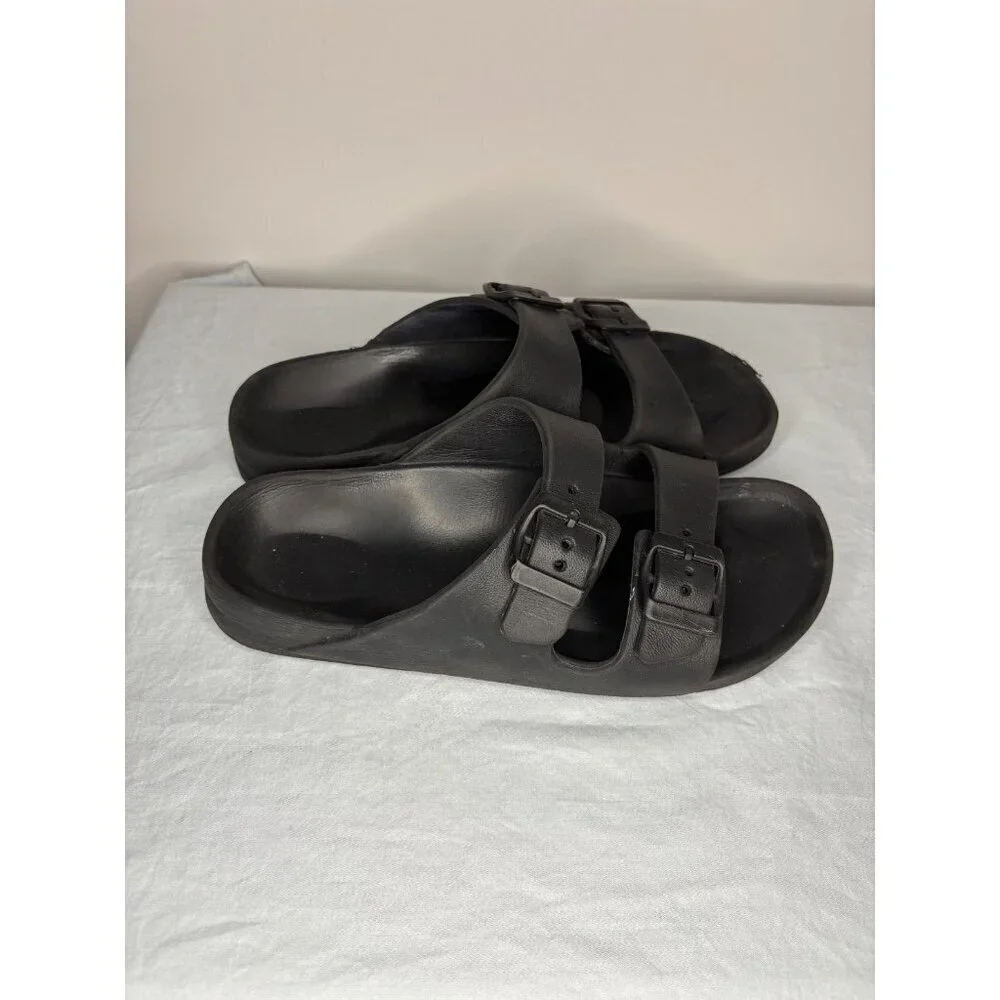 BIRKENSTOCK Arizona Essentials Black Water Sandal Summer Footbed = 9.5